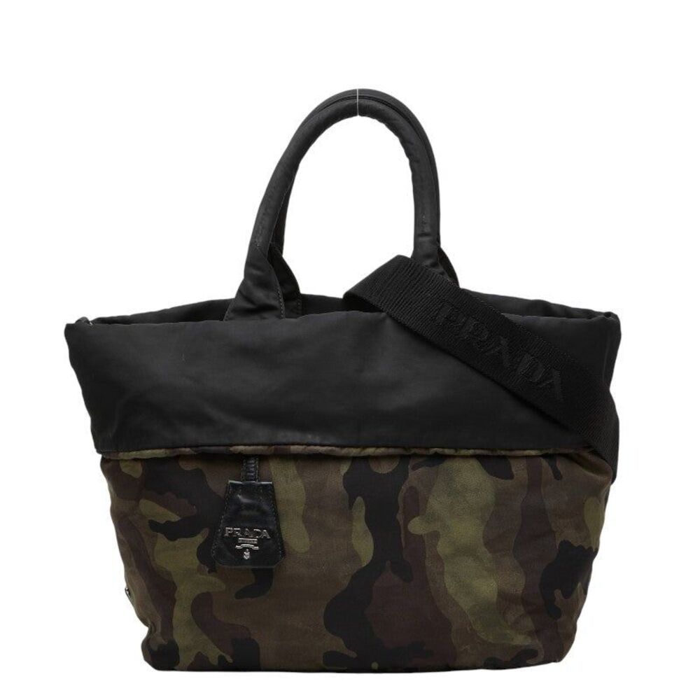 Prada Reversible Triangle Logo Handbag